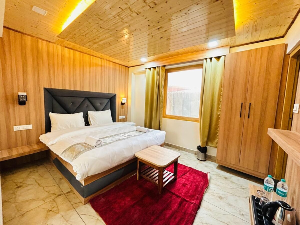 Double Bed with Balcony View